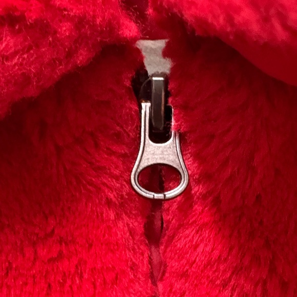 Vibrant Red Kids Puffer Jacket - Picture 2 of 5